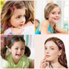 Healeved 36PCS Hair Clips for Girls Snap Hair Clips Non Slip Star Heart Butterfly Barrettes Toddler Hair Pins Metal Hair Clips Hair Barrettes for Women Girls Hair Accessories