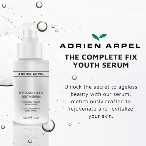 Complete Fix Youth Serum by Adrian Arpel, Anti-Aging Facial Skincare Reduces Appearance of Wrinkles, with Retinol and Vitamin C
