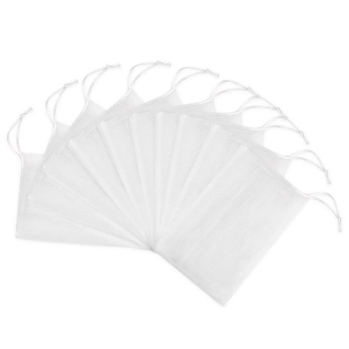 FRCOLOR 10 PCS Exfoliating Mesh Soap Saver Pouch Bag Sack Sponge…