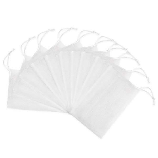 FRCOLOR 10 PCS Exfoliating Mesh Soap Saver Pouch Bag Sack Sponge…