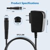 FNKTQL 12V Charger for Braun Shaver 9 8 7 6 5 3 1 XT5 Series, Power Cord for Braun S3 S6 S7 S8 S5 S9 S1 Electric Razor 3040s 340s 9385cc 370 720 760cc 790cc 720s-4 7865cc 9090cc 9330s 5018s (5Ft)