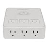 Panamax P360 Dock 6-Outlet Wall Tap/Charging Station, White, 6.8" x 2.9" x 5"