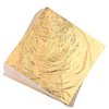 Homepal 100pcs Imitation Gold Leaf for Arts, Gilding Crafting, Painting, Furniture Decoration, Imitation Gold Foil Sheets 5.5" x 5.5"
