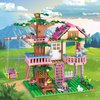 Tree House Building Set Compatible with Lego Friends, 504 PCS Forest House Building Kit Birthday Gift for Kids Girls Boys Age 6-12 Years（7652）