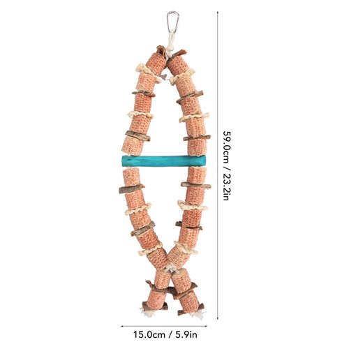 Parrot Toys Bird Toy Parrot Bite Toy Bird Chewing Cage Toy Parrot Corn Cob Chew Toys for Macaws African Gray Parrots and Other Birds