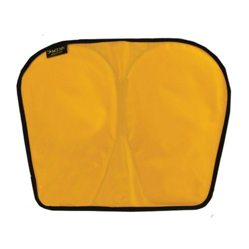 Skwoosh Gel Kayak Seat Cushion for Sitting Comfort While Paddling, Boat and Fishing Made in USA (Yellow)
