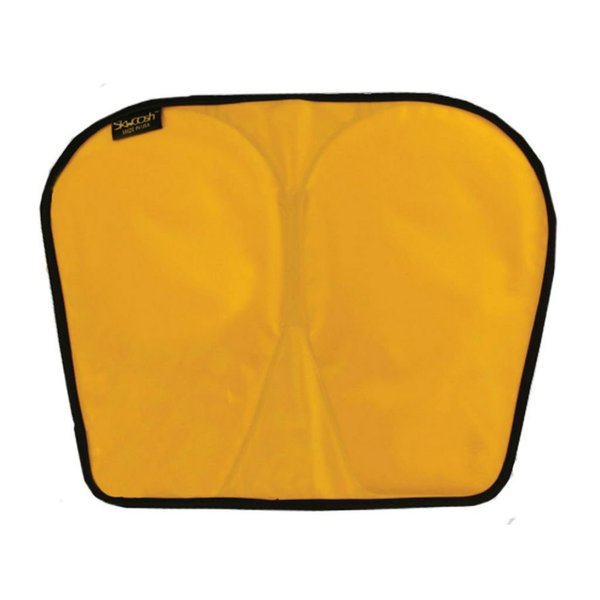 Skwoosh Gel Kayak Seat Cushion for Sitting Comfort While Paddling, Boat and Fishing Made in USA (Yellow)