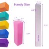 Nail Files and Buffers (24 Pack), Nail Buffer Block Nail File Set for Acrylic and Natural Nails, Professional Manicure Tool 4 Sides 100/120/180 Grit Emery Board Sponge Buffing Buffers Blocks Gray