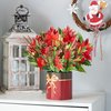 JOYIN Christmas 3D Forever Flower Greeting Cards, Pop Up Cards with Envelopes, Xmas Festive Pop Up Card for Family Members, Christmas decor, Warm Present Giving, Thanksgiving and all occasions