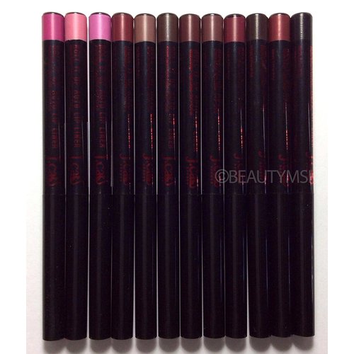 J.CAT BEAUTY Roll It up Auto Lip Pencil Liner All 12 Colors