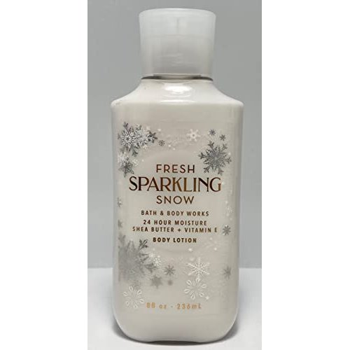 Bath & Body Works Fresh Sparkling Snow Body Lotion 8 Ounce Full SIze