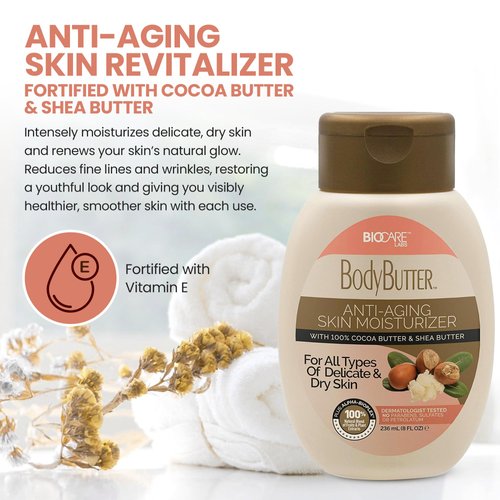 Biocare Body Butter with Cocoa Butter & Shea Butter, 8 fl oz