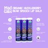 Mad Gab's Bear Smooch Huckleberry Lip Balm | Moisturizing and Certified Organic | Made with Organic Olive Oil and Beeswax