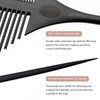 3-Pack Hair Styling Comb Set, Professional Anti-Static Hairdressing Tips Comb, Split Teeth Design for Combing and Dyeing, Rat Tail Comb