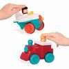 Battat – Wind-Up Vehicles – Pull-Back Cars – Toy Plane & Train Combo – Cause-And-Effect Toys – 18 Months + – Pump And Go Airplane + Pump And Go Train Engine