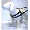 Freedom No-Pull Harness and 4-Configuration Training Leash Package (1" Wide Medium (23"-28"), Black with Silver)