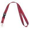 Desert Cactus Lafayette College Lanyard Leopards Car Keys ID Badge Holder Keychain Detachable Breakaway Snap Buckle (Red)