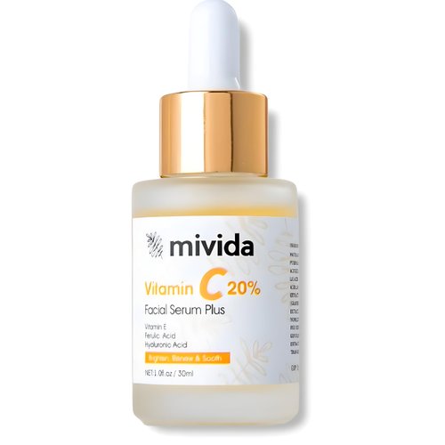 Vitamin C Face Serum - Anti Aging and Skin Brightening Serum, Vit C Serum With Vit E, Ferulic Acid & Hyaluronic Acid- For Dark Spots, Fine Lines & Wrinkles, No Artificial Colors, All Skin Types 1 floz