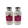 Bath and Body Works 2 Pack Twisted Peppermint Super Smooth Body Lotion 8 Oz (Twisted Peppermint)