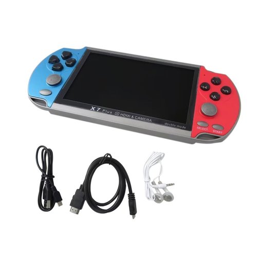 lingsee New 5.1" 8GB 128Bit Gaming Portable Handheld Retro Video Game Console Player Portatil Mini Arcade Videogames