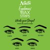 Nad's Eyebrow Wax Strips - Facial Hair Removal for Women - Eyebrow Wax Kit with 6 Eyebrow Waxing Strips + 6 Calming Oil Wipes + 2g Skin Protection Powder, 1 Count