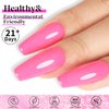 TUTUYU Hot Pink Gel Nail Polish, 0.51 Fl Oz Soak Off UV LED Lamp Neon Fuchsia Pink Gel Polish for Nail Art Starter or Manicure Salon,Spring Summer Gel Colors - GP0037