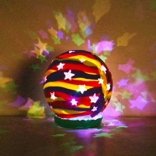 2 Set Clay Craft Kits for Kids Ages 8-12 4-8, Girls Arts and Crafts Kit Family Craft Projects, Make Your Own Air Dry Clay Lantern Kits, Girl Presents 6 7 8 9 10 11 12 Year Old Creative Art Activities