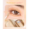 AMTS Webtoon True Beauty - 02 Some Sweet Glitter | Liquid Pink Gold Chunky Glitter Eyeshadow | Highlighter, K-Drama Korean Makeup, Highly Pigmented, Long Lasting Shimmer (Some Sweet)