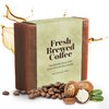 Yeahgoshopping Fresh Brewed Coffee Goat Milk Handmade Soap Bar with Olive Oil & Shea Butter For Body, Face and Hands (4 Oz One Bar Soap)