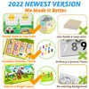 2023 New Toddlers Busy Book: Montessori Quiet Book Travel Games Puzzle Board Books for Kids Gifts, Develop Early Learning & Cognitive Skills - Dinosaur Theme.