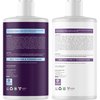 Advanced Biotin Shampoo and Conditioner Set - Thickening Sulfate and Paraben Free Shampoo and Conditioner for Hair Growth with Rice Water Black Castor Caffeine Collagen and Rosemary Oil (16 Fl Oz)
