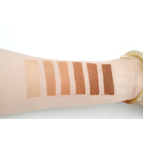 Mesvol 6 Color Contour Powder Kit Foundation Palette Contouring Makeup Kit Highlight Dramatically Sculpt Enhance Features (Deep)