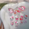 Cute Cat Nail Charms Cartoon Nail Art Charms 3D Kawaii Cat Design Nail Rhinestones Cute Nail Charms for Acrylic Nails Cartoon Flatback Charms Nail Jewelry for DIY Craft Phone Case Decoration