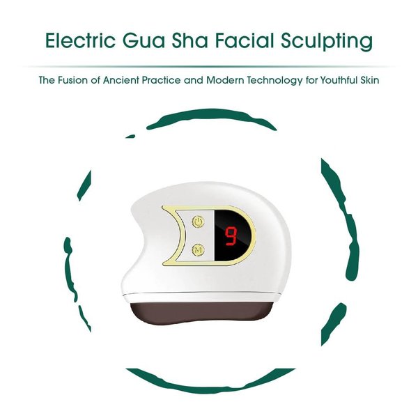 BeNat Electric Gua Sha Facial Sculpting. Portable, Wireless, and Multi-Functional for Women and Men