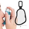 Beautyflier Asthma Inhaler Case Holder Travel Handy Mini Bag for Adults and Kids, Does Not Include Inhaler (Clear)