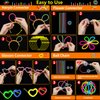 209 Pack Glow Party Supplies Glow Sticks Party Pack Glow Themed Party Hanging Decorations Birthday Party Decoration Tablecloth, Balloons, Sticks, Tassels, Glasses, Headband for Neon Party Decorations