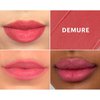 Glo Skin Beauty Suede Matte Lip Crayon (Demure) - Longwearing Formula Stays On All Day, With Conditioning Shea Butter + Mango Seed Oil for a Velvety Smooth Finish