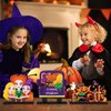 3 Pieces Hocus Pocus Halloween Table Sign Decorations, Halloween Witch Sisters Wooden Centerpiece Table Signs Truck I Smell Children for Kitchen Home Halloween Party Supplies
