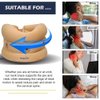 Wonder Care Soft Neck Brace Cervical Collar, Adjustable Collar Neck Support Brace for Sleeping, Neck Brace for Neck Pain and Support for Women & Men (Beige, Small, 3.5" Depth)