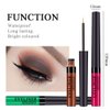 Liquid Glitter Eyeliner Metallic Glitter Sparkling Eyeliner Eyeshadow High Pigmented Colorful Brighten Eye Shadow Long Lasting Sparkling Eyeliner