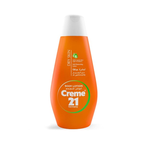 Creme 21 Body Lotion-Dry Skin, Goodness of 5 moisturizers, AloeVera & Vit E Enriched, For Women & Men, 400 ml
