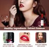 VOLLUCK Wine Liquid Lipstick, Lady Long Lasting Make Up Gloss Matte Lip Tint Wine Bottle Cover, Waterproof, Valentine's Day Gift Kit Ideas for Girlfriend, Mom, Friend (6 Colors)