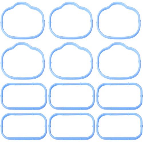 MS97204 for Dodge Challenger Charger Intake Manifold Gasket 3.6L 2011-2022,Chrysler 200 300 Caravan Grand Cherokee Durango Ram 1500 Jeep Wrangler Plenum Gasket Set MS97205 5184562AC 5184331AC 12PCS