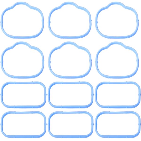 MS97204 for Dodge Challenger Charger Intake Manifold Gasket 3.6L 2011-2022,Chrysler 200 300 Caravan Grand Cherokee Durango Ram 1500 Jeep Wrangler Plenum Gasket Set MS97205 5184562AC 5184331AC 12PCS