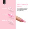 Beetles Gel Polish with Led Light Nail Lamp 6 Colors Manicure Kits with Base Top Coat Snow White Soft Pink Art Salon Diy Home Soak Off UV Manicure Set Gift for Girls Women
