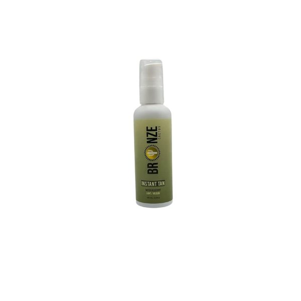 Bronze Cactus Water Resistant Instant Tanner | Self-Tan, Instant Bronze Body Makeup | Suitable for Face & Body | All Skin Types | Light/Medium | 3.8 fl.oz