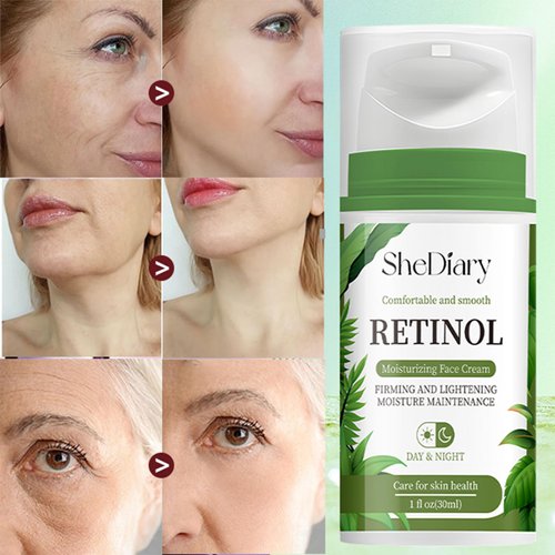 Face Moisturizer Retinol Cream, Anti Aging Moisturizing Face Cream with Vitamin E, Hyaluronic acid,Organic Aloe Vera Day & Night Anti Wrinkle Cream,Skin Care for Women & Men,30ml/1 Oz