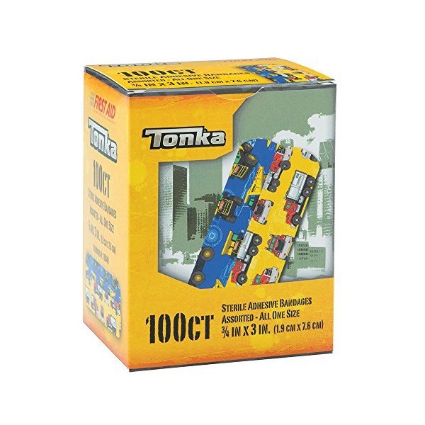 Tonka Bandages - First Aid Supplies - 100 per Pack (2 Pack)