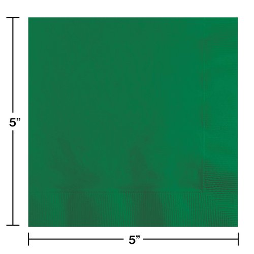 Creative Converting 259112 Party Supplies, 200 Count, Emerald Green