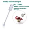 JERCLITY 5 Pieces Nail Magnet Stick Cat Eye Magnet Tool Double-Headed Nail Art Magnet Stick Set Magnet Wand Strong Magnet Stick for Home DIY, Salon, Studio